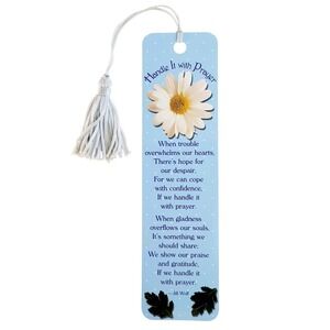 Vintage 80s/90s Daisy Prayer Bookmark- Jill Wolf, Koren Trygg- Antioch TBM-19925
